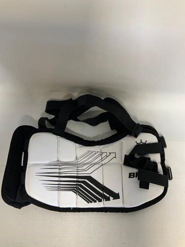 Used Brine Uprising Lacrosse Rib Pads White Senior 11823-s000030018