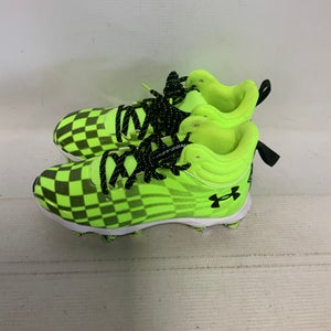 Used Under Armour Spotlight Franchise 3 Jr Fb Cleats Neon Green Junior 01 11823-s000037440
