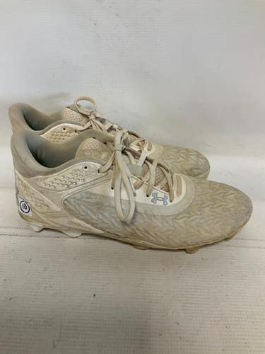 Used Under Armour Clone Bb Sb Cleats White Senior 10 11823-s000038896