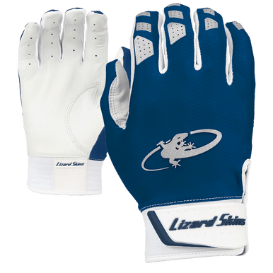 New Lizard Skins Komodo V2 Youth Large Navy Batting Gloves 11730-lizkm245006