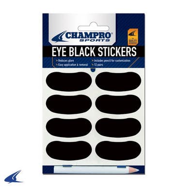 New Champro Eye Black Stickers #a032 11823-chpa032