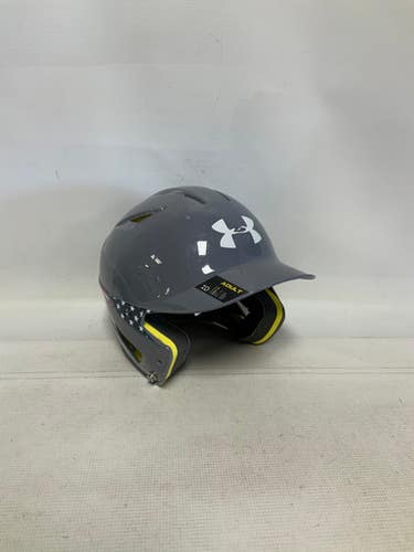 Used Under Armour Charged Batting Helmet No Mask Grey Sm 11823-s000037158