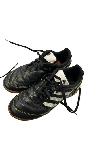 Used Adidas Soccer Indoor Shoes Black Junior 01 11682-s000075277
