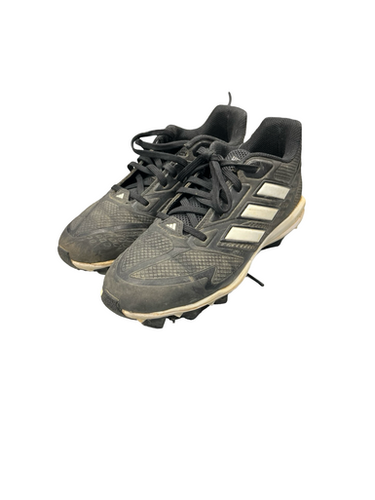 Used Adidas Baseball Bb Sb Cleats Black Junior 05 11682-s000112621