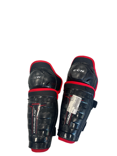 Used Ccm Edge Jetspeed Youth Shin Guards Black 9" 11682-s000112911