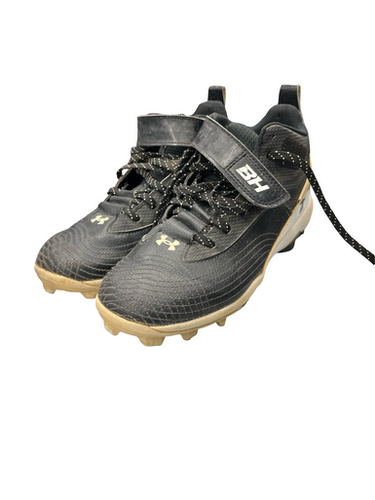 Used Under Armour Cleat Bb Sb Cleats Black Junior 04 11682-s000113795