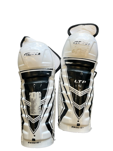 Used Ccm Ltp Shin Guards Junior Shin Guards White 10" 11682-s000114761