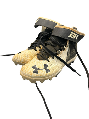 Used Under Armour Baseball Bb Sb Cleats Black Junior 01.5 11682-s000097317