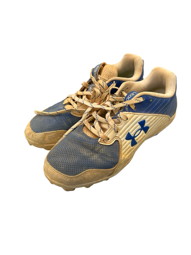Used Under Armour Bas3ball Bb Sb Cleats Royal Blue Junior 05 11682-s000102576