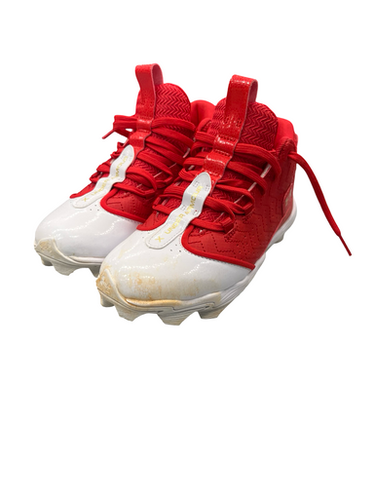 Used Under Armour Bh Bb Sb Cleats Red Junior 02.5 11682-s000119946