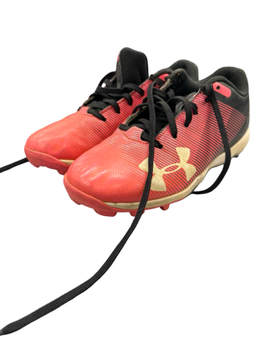 Used Under Armour Basball Bb Sb Cleats Pink Junior 01 11682-s000120177