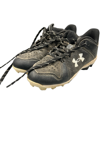 Used Under Armour Baseball Bb Sb Cleats Black Junior 01 11682-s000120751