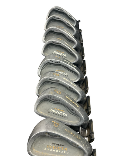 Used Dunlop Invicta Mens Iron Set Rh 3i-pw 11682-s000120797