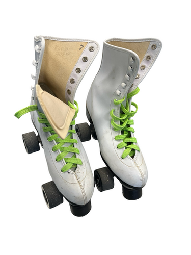 Used Roller Skates Senior Roller Quad Skates White Senior 7 11682-s000125070