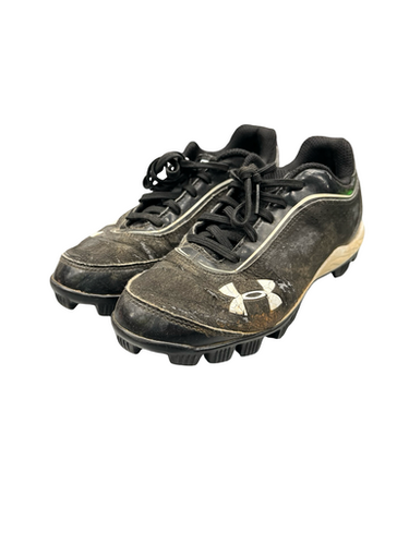 Used Under Armour Baseball Cleat Bb Sb Cleats Black Junior 03 11682-s000103899