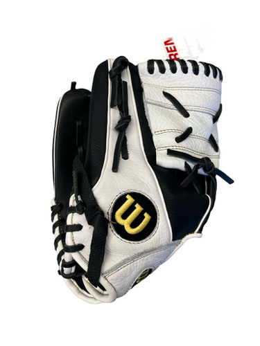Used Wilson Siren Lh Throw Fastpitch Gloves Black 12" 11682-s000105981