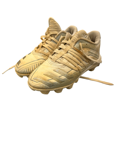 Used Adidas Baseball Bb Sb Cleats White Junior 01 11682-s000117823