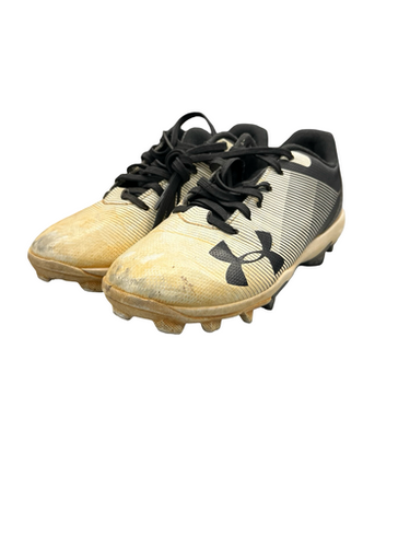 Used Under Armour Baseball Bb Sb Cleats Black Junior 01.5 11682-s000118804