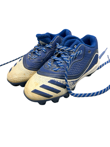 Used Adidas Baseball Cleats Bb Sb Cleats Royal Blue Youth 11.0 11682-s000122588