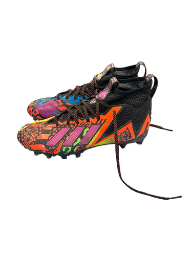 Used Adidas Adult Fb Cleats Orange Senior 11 11682-s000122873