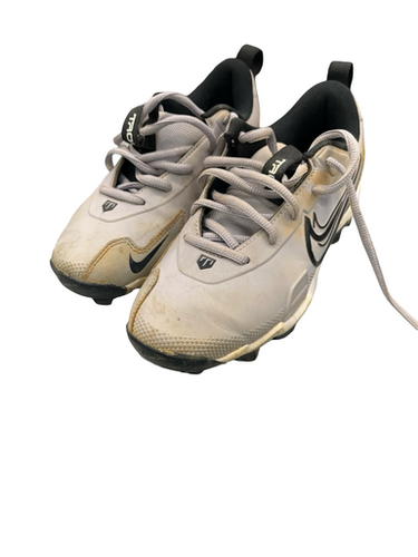Used Nike Baseball Cleats Bb Sb Cleats Grey Junior 03 11682-s000123205