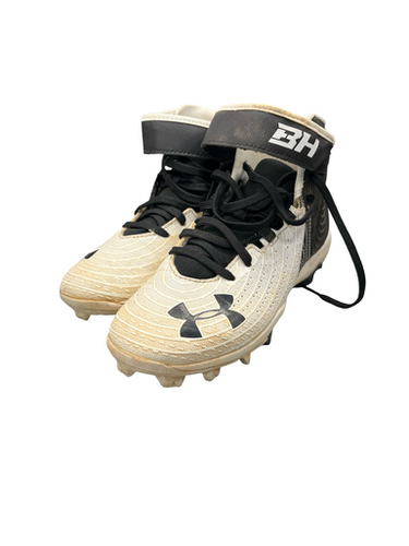 Used Under Armour Baseball Cleats Bb Sb Cleats White Junior 04.5 11682-s000123015