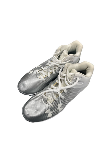 Used Under Armour Baseball 2.5 Bb Sb Cleats White Junior 02.5 11682-s000123024