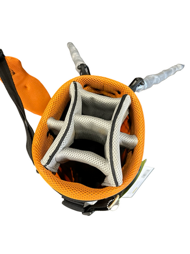 Used Bag Boy 8 Way Mens Stand Bag Orange 11682-s000124611