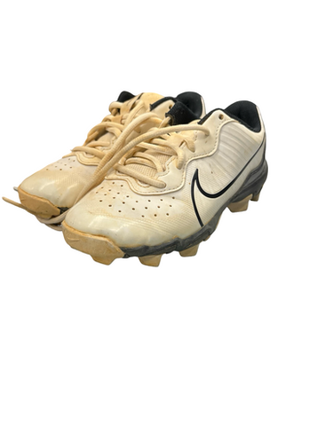 Used Nike Diamond Fastflex Bb Sb Cleats White Junior 02.5 11682-s000126060