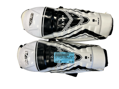 Used Ccm Ltp Shin Guards 9 In Youth Shin Guards White 9" 11682-s000126111
