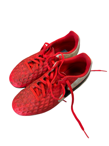 Used Nike Soccer Cleats Red Junior 04.5 11682-s000129176
