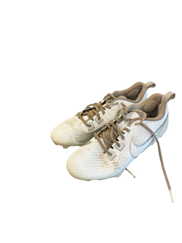 Used Nike Adult Fb Cleats White Senior 8.5 11682-s000129192
