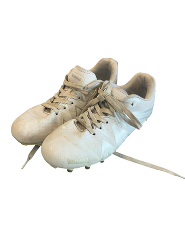 Used Riddell Adult Fb Cleats White Senior 5 11682-s000130215