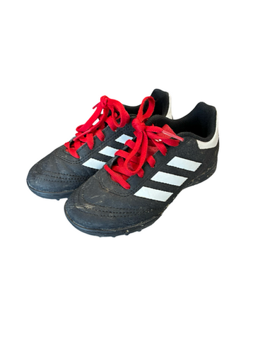 Used Adidas Soccer Turf Shoes Black Youth 10.5 11682-s000132770