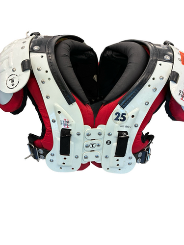 Used Tag Strike Force Ii Adult Sm Fb Shoulder Pads White Sm 11682-s000133004