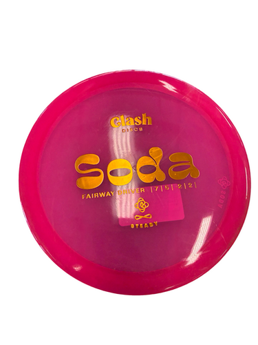 Used Clash Discs Soda Disc Golf Driver Pink 11682-s000133145