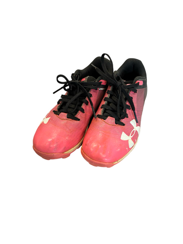 Used Under Armour Softball 1y Bb Sb Cleats Pink Junior 01 11682-s000133331