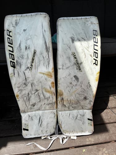 Large 2016 Bauer 1S OD1N Goalie Leg Pads Pro Stock (Used)