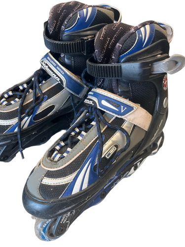 Used Schwinn 5-8 Senior Rec Fitness Skates Royal Blue Adjustable 11682-s000106940
