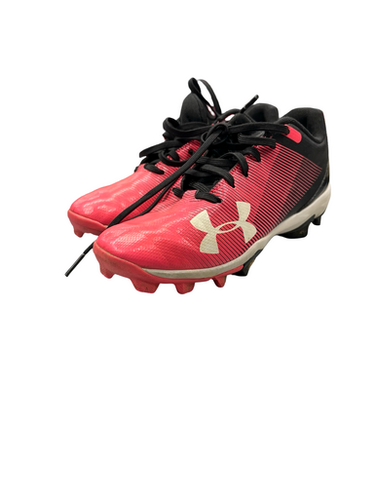 Used Under Armour Softball Cleats Bb Sb Cleats Pink Junior 01.5 11682-s000115275