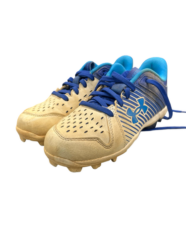 Used Under Armour Leadoff Bb Sb Cleats Royal Blue Junior 02 11682-s000116792