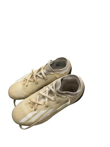Used Adidas Soccer Cleats White Junior 01 11682-s000120858
