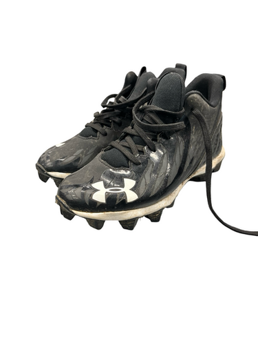 Used Under Armour Baseball Bb Sb Cleats Black Junior 01 11682-s000121065