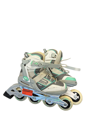 Used Rollerblade 5 Senior Rec Fitness Skates Green Senior 5 11682-s000131904