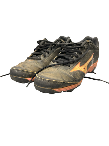 Used Mizuno Softball Bb Sb Cleats Black Junior 02.5 11682-s000111861