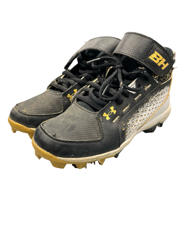 Used Under Armour Bh Bb Sb Cleats Black Junior 02.5 11682-s000119018