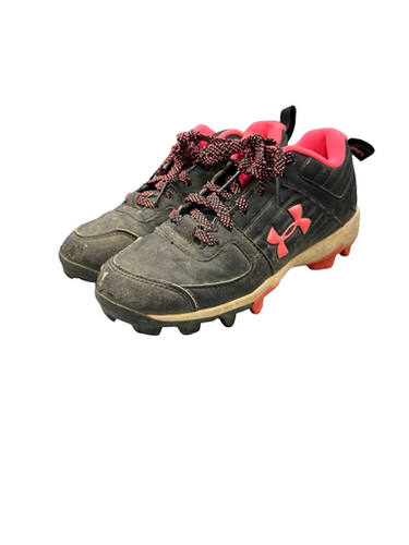 Used Under Armour Leadoff Bb Sb Cleats Black Junior 01 11682-s000119132