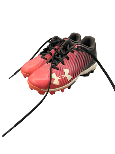 Used Under Armour Softball Cleats 12k Bb Sb Cleats Pink Youth 12.0 11682-s000123918