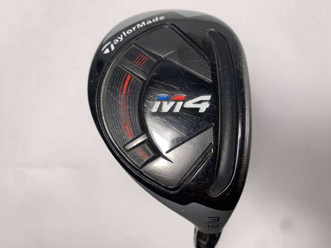 TaylorMade M4 3 Hybrid 19* Fujikura Atmos Red 7S Stiff Graphite Mens RH