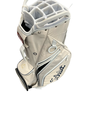 Used Titleist Cart 14 Mens Cart Bag Silver 11682-s000124379